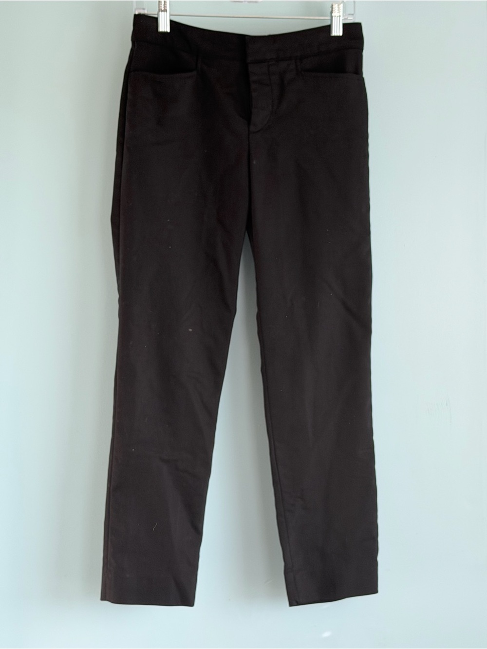 CHAPS Ralph Lauren Women’s Black Stretch Ankle Dress Pants Size 4 Career Office